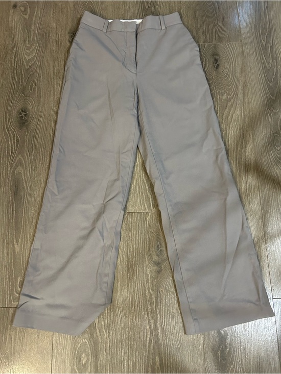 Babaton Pants - Babaton Wide-Leg Pants in Light Gray